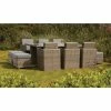 195cm Wentworth 10 Seater Rattan Cube Set 1 195cm Wentworth 10 Seater Rattan Cube Set -Plants outlet store FU102079 main image d6d6
