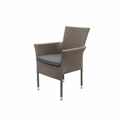 Marlow 6 Seater Rectangular Rattan Stacking Chair Set -Plants outlet store FU102088 add image 1 463d