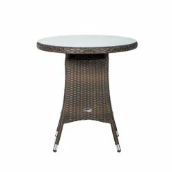 Cannes Mocha Brown Rattan Bistro Set 14 Cannes Mocha Brown Rattan Bistro Set -Plants outlet store FU102092 add image 5 8038