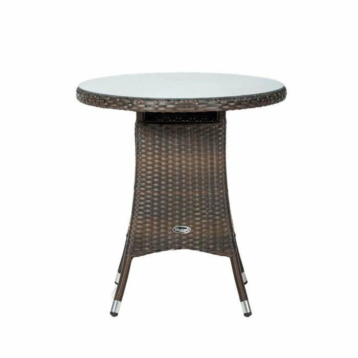 Cannes Mocha Brown Rattan Bistro Set 8 Cannes Mocha Brown Rattan Bistro Set - Image 6