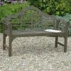 4ft 3in Woodland Grey Lutyens-Style Garden Bench -Plants outlet store FU10209 main image 481e