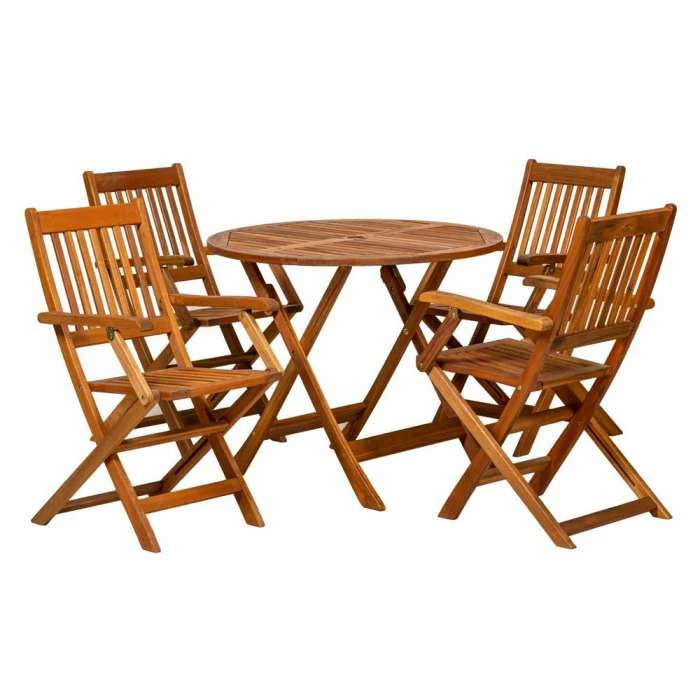 Manhattan Wooden 5 Piece Dining Set 3 Manhattan Wooden 5 Piece Dining Set