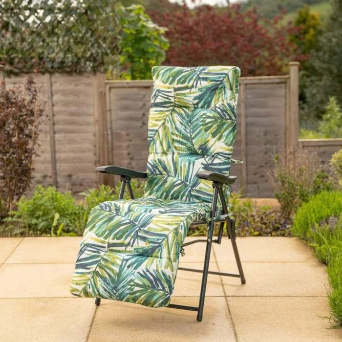 Hadleigh Leaf Pattern Recliner Lounger Chair By Hectare® 3 Hadleigh Leaf Pattern Recliner Lounger Chair By Hectare®
