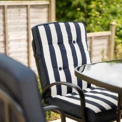 Hadleigh 4 Seater Garden Dining Furniture Set In Navy By Hectare® 17 Hadleigh 4 Seater Garden Dining Furniture Set In Navy By Hectare® -Plants outlet store FU102201 add image 4 b5a4