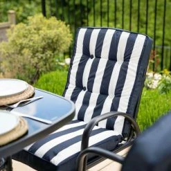 Hadleigh 4 Seater Garden Dining Furniture Set In Navy By Hectare® 20 Hadleigh 4 Seater Garden Dining Furniture Set In Navy By Hectare® -Plants outlet store FU102201 add image 7 35e4