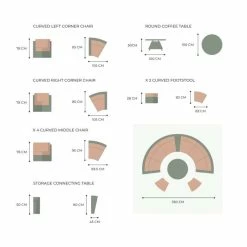 'Peony' Luxury Rattan 8 Seater Modular Garden Sofa Set With Storage Basket, Coffee Table And Footstools By Primrose Living 15 'Peony' Luxury Rattan 8 Seater Modular Garden Sofa Set With Storage Basket, Coffee Table And Footstools By Primrose Living -Plants outlet store FU102225 V2 0a93