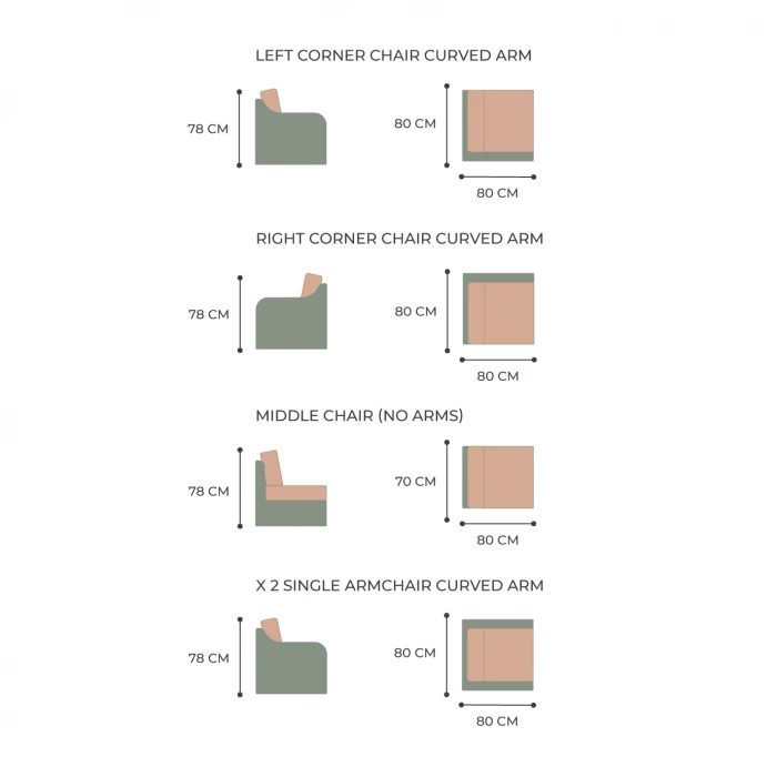 'Peony' Luxury Rattan 8 Seater Modular Garden Sofa Set With Rectangular Table And Parasol By Primrose Living 12 'Peony' Luxury Rattan 8 Seater Modular Garden Sofa Set With Rectangular Table And Parasol By Primrose Living - Image 10