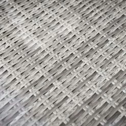 'Peony' Luxury Rattan 8 Seater Modular Garden Sofa Set With Rectangular Rising Table And Parasol In Stone By Primrose Living -Plants outlet store FU102257 add image 3 8b2d