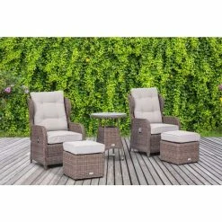 Luxury Rattan Recliner Bistro Set By Primrose Living 16 Luxury Rattan Recliner Bistro Set By Primrose Living -Plants outlet store FU102383 Main 900b