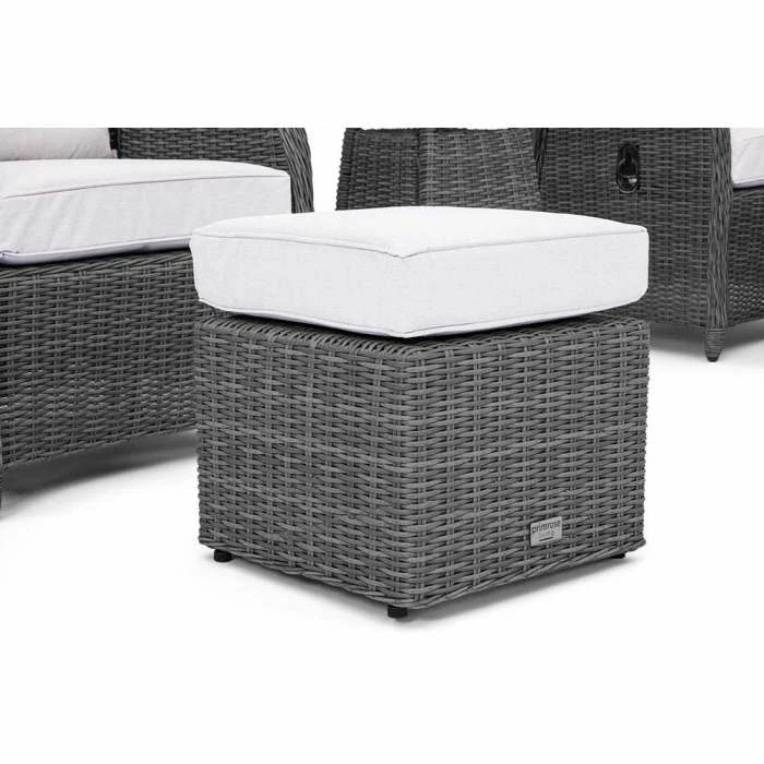 Luxury Rattan Recliner Bistro Set In Stone By Primrose Living 8 Luxury Rattan Recliner Bistro Set In Stone By Primrose Living - Image 6