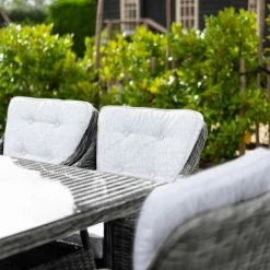 Luxury Rattan 6 Seater Rectangular Garden Dining Set In Stone By Primrose Living 10 Luxury Rattan 6 Seater Rectangular Garden Dining Set In Stone By Primrose Living -Plants outlet store FU102390 PRI1296 Primrose Furniture Un Cropped 44 FU102389copyRESIZED ChairsClo 50a2