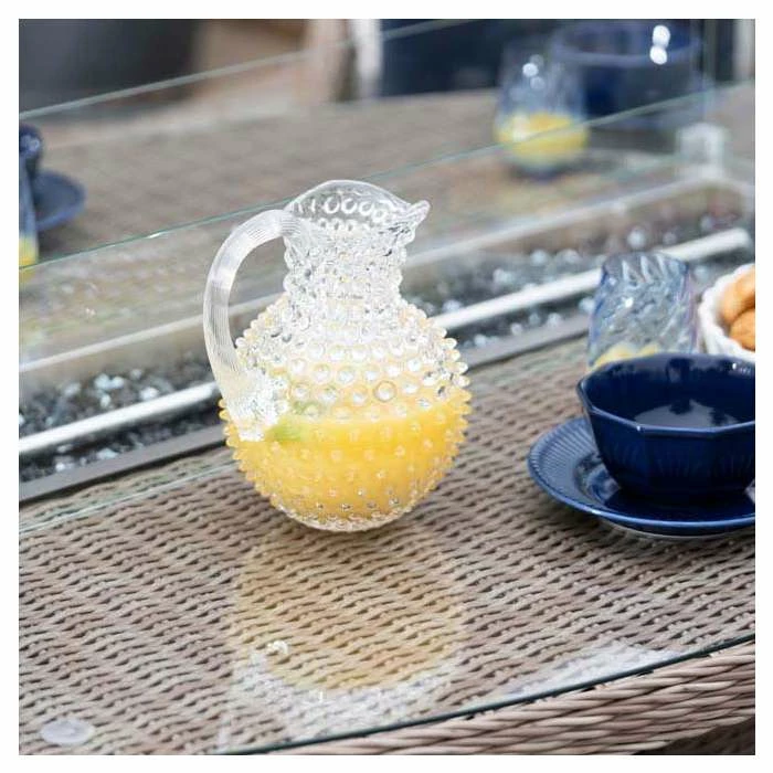 Luxury Rattan 6 Seater Oval Fire Pit Table Garden Dining Set By Primrose Living 10 Luxury Rattan 6 Seater Oval Fire Pit Table Garden Dining Set By Primrose Living - Image 8