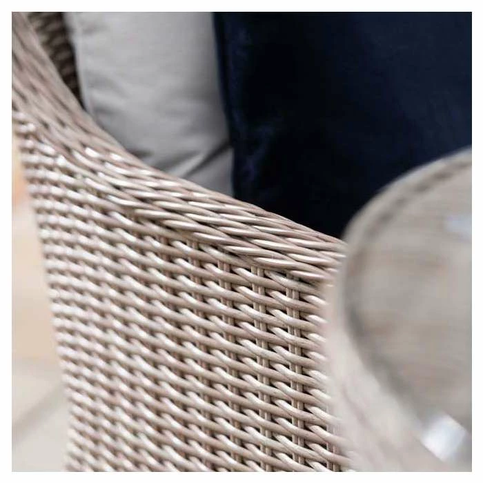 Luxury Rattan 6 Seater Oval Fire Pit Table Garden Dining Set By Primrose Living 5 Luxury Rattan 6 Seater Oval Fire Pit Table Garden Dining Set By Primrose Living - Image 3