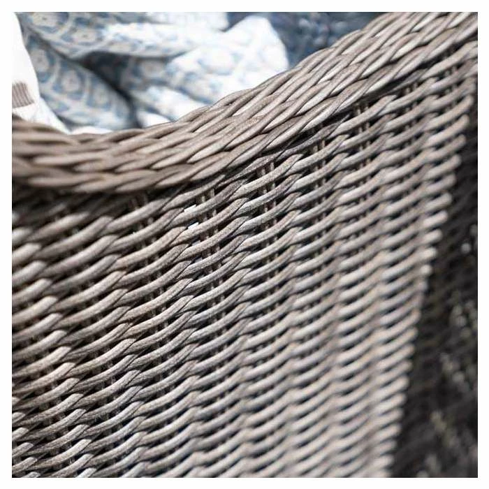 Luxury Rattan 6 Seater Oval Fire Pit Table Garden Dining Set In Stone By Primrose Living 8 Luxury Rattan 6 Seater Oval Fire Pit Table Garden Dining Set In Stone By Primrose Living - Image 6