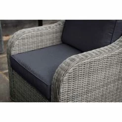 'Peony' Luxury Rattan 5 Seater Modular Garden Sofa Set With Coffee Table In Pebble By Primrose Living -Plants outlet store FU102413 Light Grey 3 a836