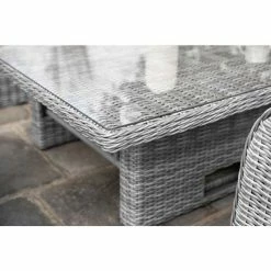 'Peony' Luxury Rattan 9 Seater Garden Sofa Set With Square Rising Table And Footstools In Pebble By Primrose Living 21 'Peony' Luxury Rattan 9 Seater Garden Sofa Set With Square Rising Table And Footstools In Pebble By Primrose Living -Plants outlet store FU102426 Light Grey 11 2a2a