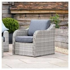 'Peony' Luxury Rattan 5 Seater Garden Sofa Set With Coffee Table In Pebble By Primrose Living 12 'Peony' Luxury Rattan 5 Seater Garden Sofa Set With Coffee Table In Pebble By Primrose Living -Plants outlet store FU102436 2c52