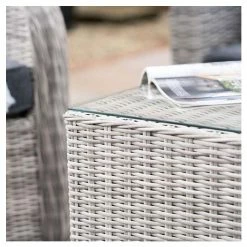 'Peony' Luxury Rattan 5 Seater Garden Sofa Set With Coffee Table In Pebble By Primrose Living 17 'Peony' Luxury Rattan 5 Seater Garden Sofa Set With Coffee Table In Pebble By Primrose Living -Plants outlet store FU102436 6 bca7