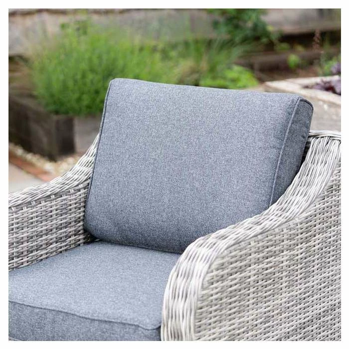 'Peony' Luxury Rattan 5 Seater Garden Sofa Set With Coffee Table In Pebble By Primrose Living 11 'Peony' Luxury Rattan 5 Seater Garden Sofa Set With Coffee Table In Pebble By Primrose Living - Image 9