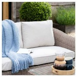 'Peony' Luxury Rattan 4 Seater Garden Sofa Set With Coffee Table By Primrose Living -Plants outlet store FU102442 5 59d4