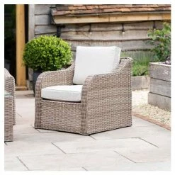 'Peony' Luxury Rattan 4 Seater Garden Sofa Set With Coffee Table By Primrose Living -Plants outlet store FU102442 7 c16d