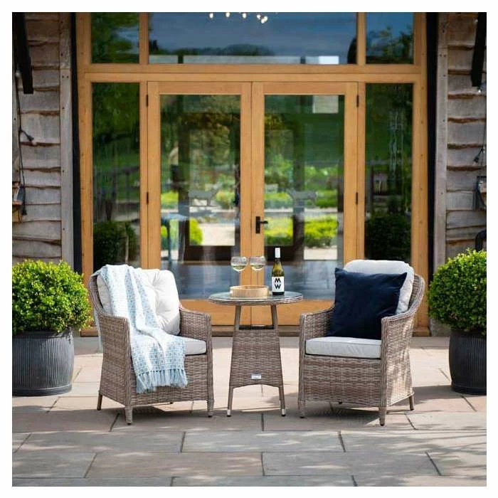 Classic Rattan Bistro Set By Primrose Living 4 Classic Rattan Bistro Set By Primrose Living - Image 2