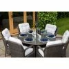 Classic Rattan 6 Seater Circular Garden Dining Set With Parasol In Stone By Primrose Living 2 Classic Rattan 6 Seater Circular Garden Dining Set With Parasol In Stone By Primrose Living -Plants outlet store FU102446 9 d380