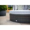 Classic Rattan Modular Daybed Sofa Set With Retractable Canopy In Stone By Primrose Living -Plants outlet store FU102452 9 6c52