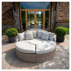 Classic Rattan Modular Daybed Sofa Set With Retractable Canopy By Primrose Living 15 Classic Rattan Modular Daybed Sofa Set With Retractable Canopy By Primrose Living -Plants outlet store FU102453 1 ad8d