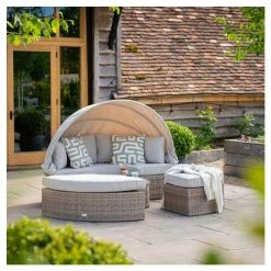 Classic Rattan Modular Daybed Sofa Set With Retractable Canopy By Primrose Living 21 Classic Rattan Modular Daybed Sofa Set With Retractable Canopy By Primrose Living -Plants outlet store FU102453 5 8ee4