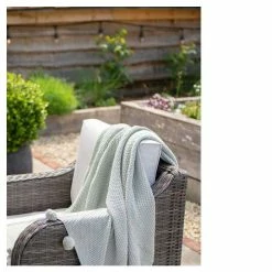 Classic Rattan 8 Seater Garden Sofa Set With Rectangular Rising Table And Parasol In Stone By Primrose Living -Plants outlet store FU102460 1 f5f6