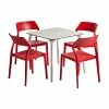 Four Seater Table & Chairs Garden Dining Set 80cm 1 Four Seater Table & Chairs Garden Dining Set 80cm -Plants outlet store FU102471 main eed9
