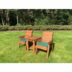 Charles Taylor Wooden Garden Deluxe Companion Set With Grey Cushion 8 Charles Taylor Wooden Garden Deluxe Companion Set With Grey Cushion -Plants outlet store FU102658 2 f3a2