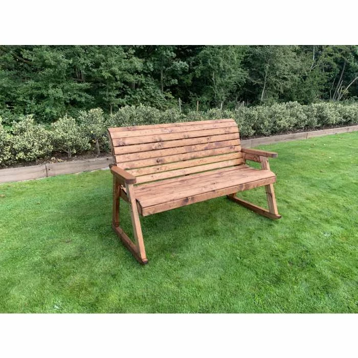 Charles Taylor Wooden Garden Three Seater Rocker 3 Charles Taylor Wooden Garden Three Seater Rocker