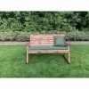 Charles Taylor Wooden Garden Three Seater Rocker With Green Cushion -Plants outlet store FU102672 1 0f7e