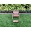 Charles Taylor Wooden Garden Grand Chair C/w Footstool 1 Charles Taylor Wooden Garden Grand Chair C/w Footstool -Plants outlet store FU102689 1 5581