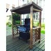 Charles Taylor Wooden Garden Dorchester BBQ Shelter With Grey Roof Covering -Plants outlet store FU102698 1 3f26