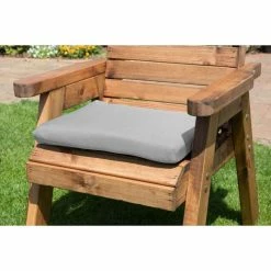 Charles Taylor Wooden Garden 4 Seater Multi Set With Grey Cushion -Plants outlet store FU102707 3 d3d3