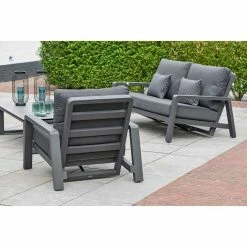 Boston Weatherproof Lounge Set With Chairs By Norfolk Leisure -Plants outlet store FU102973 2 02f0