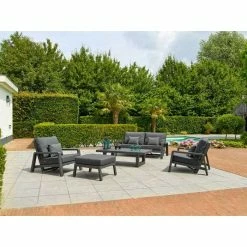 Boston Weatherproof Lounge Set With Chairs By Norfolk Leisure