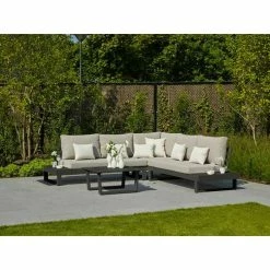 Ibiza Weatherproof Corner Sofa Set By Norfolk Leisure