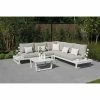 Ibiza Weatherproof Corner Sofa Set With Coffee Table In White By Norfolk Leisure 2 Ibiza Weatherproof Corner Sofa Set With Coffee Table In White By Norfolk Leisure -Plants outlet store FU102975 Main 2a9f