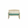 Emily 4ft Wooden Bench With Green Pad -Plants outlet store FU103382 M bd89