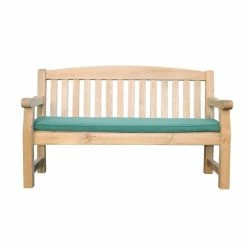 Wooden Emily 5ft Bench And Green Pad