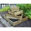 Zest Wooden Diamond Raised Bed -Plants outlet store FU103404 M cafb