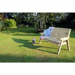 Wooden Charlotte 3 Seater Bench -Plants outlet store FU103406 3 71ed