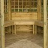 Set Of 3 Wooden Gazebo Benches -Plants outlet store FU103413 m a4be