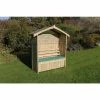 Wooden Hampshire Arbour And Green Pad -Plants outlet store FU103418 M 3449