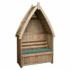 Wooden Cheltenham Arbour And Green Pad -Plants outlet store FU103424 M 7cf2