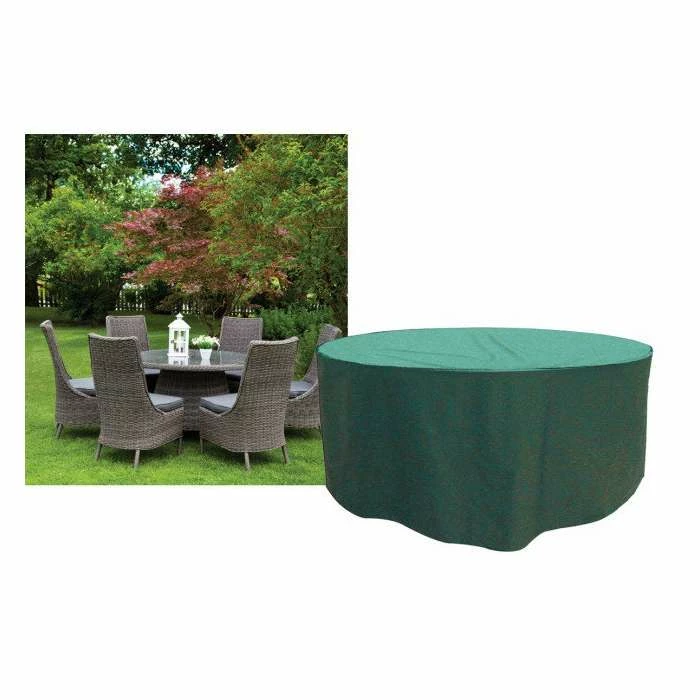 Round 6 Seater Furniture Set Cover 225cm X 89cm - Premium - Green 6 Round 6 Seater Furniture Set Cover 225cm X 89cm - Premium - Green - Image 4